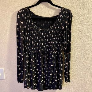 Floral American Eagle top